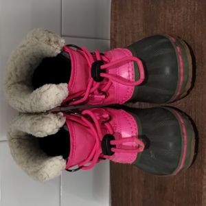 Sorel Waterproof Boots Pink Size 8